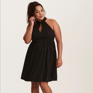 Black Polka Dot Torrid Dress